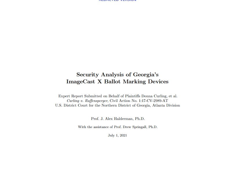PC-#16_6-29-2023 – Security Analysis of Georgia’s ImageCast X Ballot Marking Devices